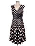 Gabby Skye Polka Dots Black Cocktail Dress Size 6 - photo 1