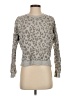 Rails Animal Print Gray Pullover Sweater Size S - photo 1