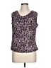 Calvin Klein Purple Sleeveless Blouse Size L - photo 1