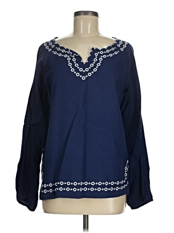 Talbots Outlet Long Sleeve Blouse (view 1)