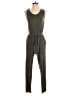 Lush Solid Green Jumpsuit Size S - photo 1