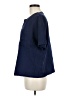 Caslon 100% Cotton Blue Short Sleeve Top Size XS - photo 5