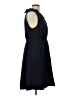 J.Crew 100% Polyester Solid Black Cocktail Dress Size 12 - photo 4