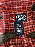 Chaps Checkered-gingham Burgundy Short Sleeve Button-Down Shirt 12-18 MO / 18 MO - photo 3