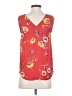 Maurices 100% Polyester Red Sleeveless Blouse Size XS - photo 2