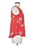 Maurices 100% Polyester Red Sleeveless Blouse Size XS - photo 4
