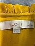 Ann Taylor LOFT 100% Polyester Yellow Sleeveless Blouse Size S - photo 7