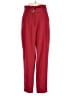 H&M 100% Polyester Solid Red Casual Pants Size 4 - photo 1
