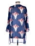 Peach Love 100% Polyester Blue Kimono Size M - photo 2