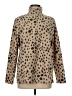 Lands' End 100% Polyester Animal Print Tan Pullover Sweater Size M - photo 1