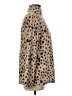 Lands' End 100% Polyester Animal Print Tan Pullover Sweater Size M - photo 4