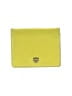MCM Solid Yellow Leather Wallet One size - photo 1