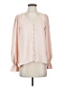 Joie 100% Polyester Pink Long Sleeve Blouse Size XS - photo 1