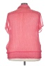 Unbranded Polka Dots Pink Short Sleeve Blouse Size 3X (estimated) - photo 2
