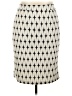 Renee C. Chevron-herringbone Ivory Casual Skirt Size XXL - photo 1