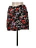 Zara 100% Viscose Floral Black Red Casual Skirt Size XS - photo 1