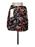 Zara 100% Viscose Floral Black Red Casual Skirt Size XS - photo 2