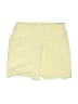 Shein Solid Yellow Athletic Shorts Size S - photo 1