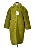 Something Navy 100% Polyester Green Coat Size L - photo 1