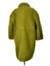 Something Navy 100% Polyester Green Coat Size L - photo 2
