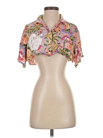 LF The Brand Short Sleeve Blouse (view 1)