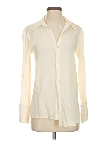 Topshop Long Sleeve Blouse (view 1)