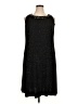 Another Thyme Stars Black Cocktail Dress Size 1X - photo 1