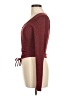 Glare Burgundy Long Sleeve Top Size M - photo 5