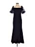 Xscape Blue Cocktail Dress Size 4 (petite) - photo 1