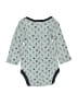 Chick Pea Teal Long Sleeve Onesie Size 0-3 mo - photo 2
