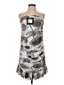 Norma Kamali Graphic Silver Cocktail Dress Size S - photo 1