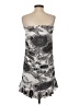 Norma Kamali Graphic Silver Cocktail Dress Size S - photo 2