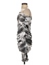 Norma Kamali Graphic Silver Cocktail Dress Size S - photo 5