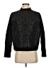 Lanvin 100% Wool/laine Animal Print Black Blue Wool Coat Size EU (IT) 40 / US 4 - photo 1