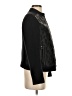 Lanvin 100% Wool/laine Animal Print Black Blue Wool Coat Size EU (IT) 40 / US 4 - photo 4