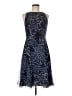 Max Mara Paisley Blue Cocktail Dress Size 6 - photo 1