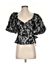 Jonathan Simkhai Black Short Sleeve Blouse Size 2 - photo 1