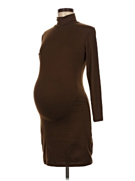 sachin and babi light blue dress Summer Casual Cold-Shoulder Sleeves Maternity Dress Black / L main image 0
