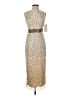 Mac Duggal 100% Polyester Tan Cocktail Dress Size 0 - photo 1
