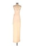 Three Hearts 100% Polyester Tan Cocktail Dress Size 8 - photo 2