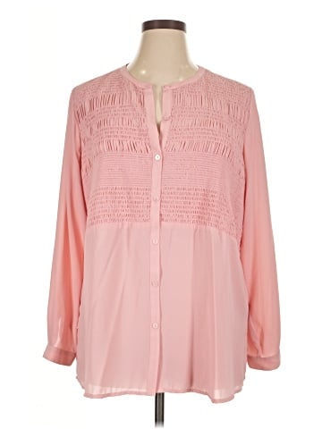 Joan Rivers Long Sleeve Blouse (view 1)