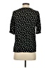Misia Polka Dots Black Short Sleeve Blouse Size S - photo 2