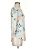 EMALINE Blue 3/4 Sleeve T-Shirt Size S - photo 4