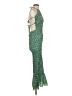 Shein 100% Polyester Stars Green Cocktail Dress Size 4 - photo 4