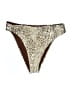 Unbranded Tweed Brown Gold Swimsuit Bottoms Size 10 - photo 1