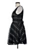 Aqua 100% Polyester Stripes Black Cocktail Dress Size XS - photo 5