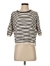 Marie Sixtine 100% Cotton Stripes Tan Pullover Sweater Size XS - photo 1