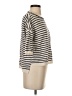 Marie Sixtine 100% Cotton Stripes Tan Pullover Sweater Size XS - photo 4