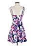 Unbranded Floral Blue Casual Dress Size XXS (estimated) - photo 2