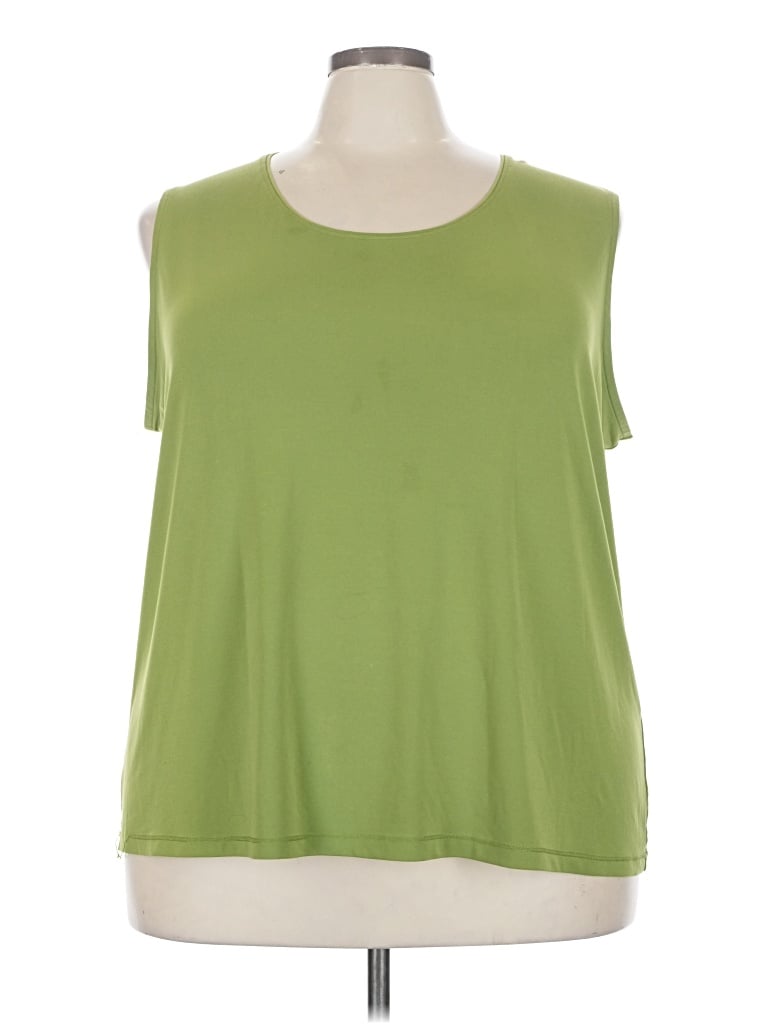 Pre-owned Avenue Sleeveless T-shirt In Green